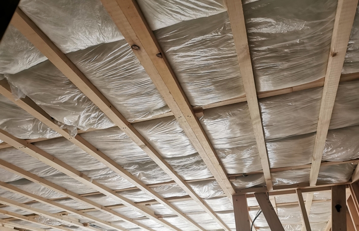 天井裏への断熱改修