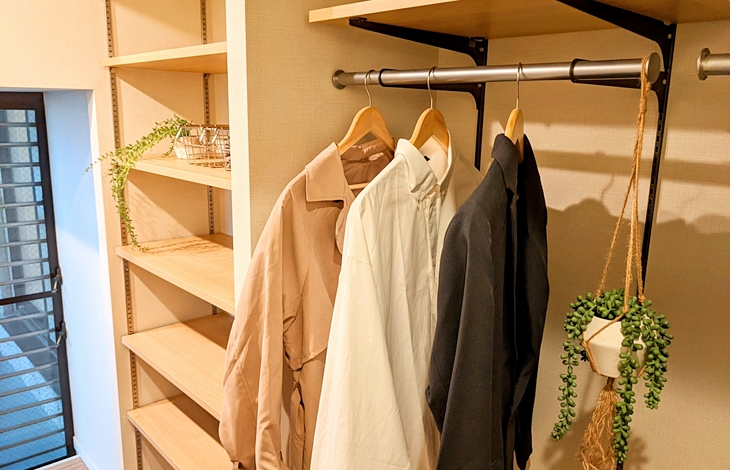 「見せる収納」を活用する